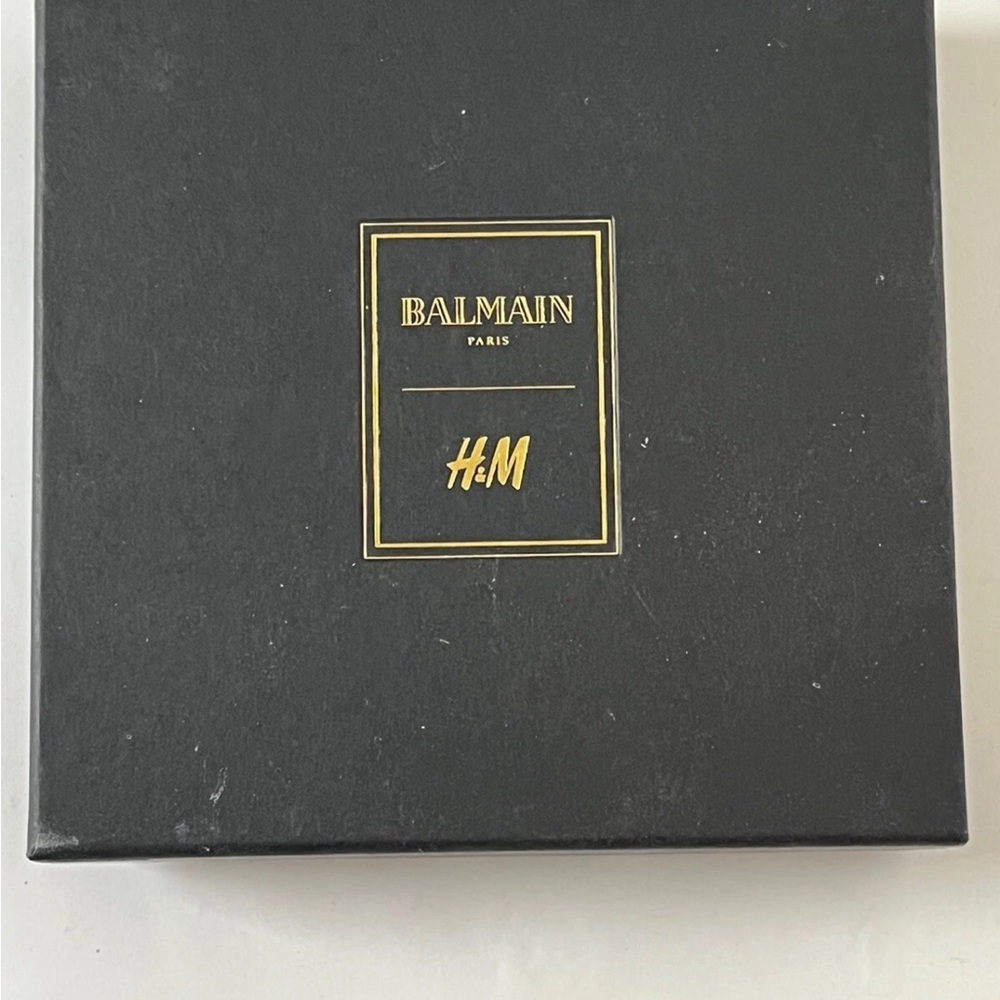 Balmain By H&M Chandelier clip on Earrings Crystal Embellishments new inbox - Picture 3 of 7